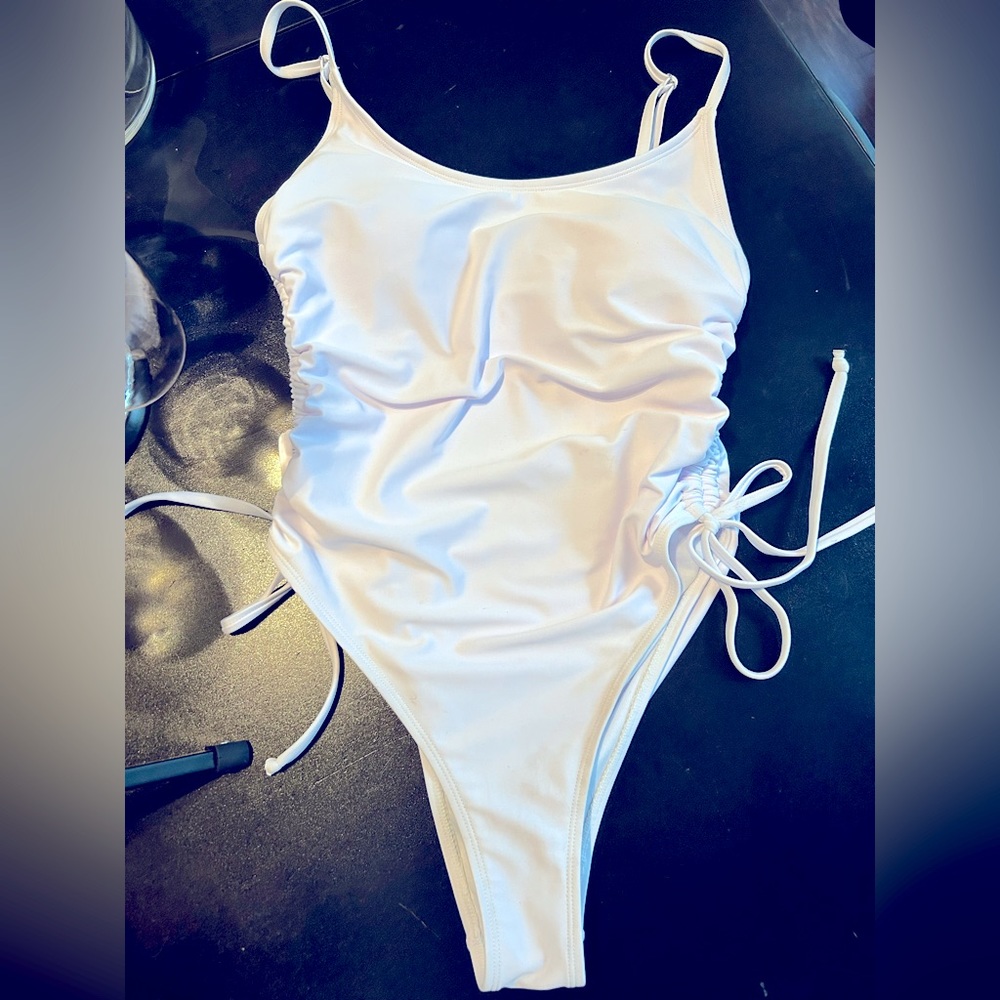 White Bathing Suit New without Tags